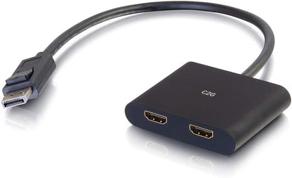 C2g/ cables to go C2G Display Port, 4K, USB Powered, HDMI Monitor Splitter, 2 Port, Black, Cables to Go 54293 Dual HDMI