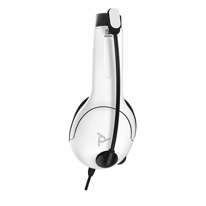 PDP Gaming LVL40 Stereo Headset with Mic for Switch OLED - Noise Cancelling Microphone - Black &amp; White - Nintendo Switch Black/White Headset
