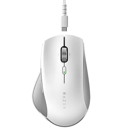 Razer Pro Click Humanscale Wireless Mouse: Ergonomic Form Factor - 5G Advanced Optical Sensor - Multi-Host Connectivity - 8 Programmable Buttons - Extended Battery Life of up to 400 Hours (RZ01-02990100-R3U1)