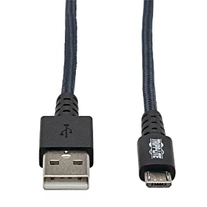 Tripp lite Heavy Duty USB-A to USB Micro-B Charging Sync Cable Androids 6ft
