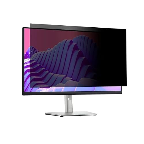 Targus 4Vu Privacy Screen for 27" Edge to Edge Infinity Monitors (16:9) - Privacy Up To 30-Degree Viewing Angle with Anti-Reflective Coating and Blue Light Filter (ASF270W9EMGL)