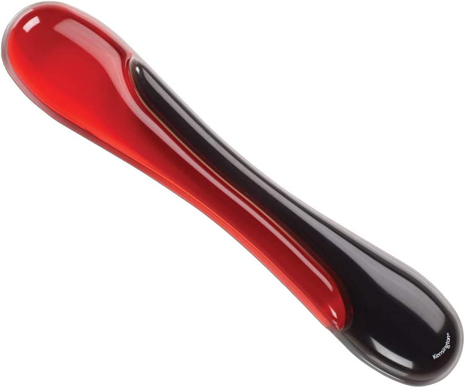 Kensington Duo Gel Keyboard Wrist Rest - Red (K62398AM) Red Red KB Wrist Rest
