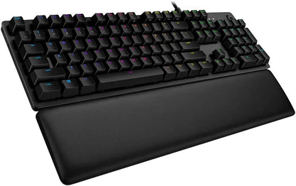 Logitech G513 RGB Backlit Mechanical Gaming Keyboard with GX Blue Clicky Key Switches (Carbon)