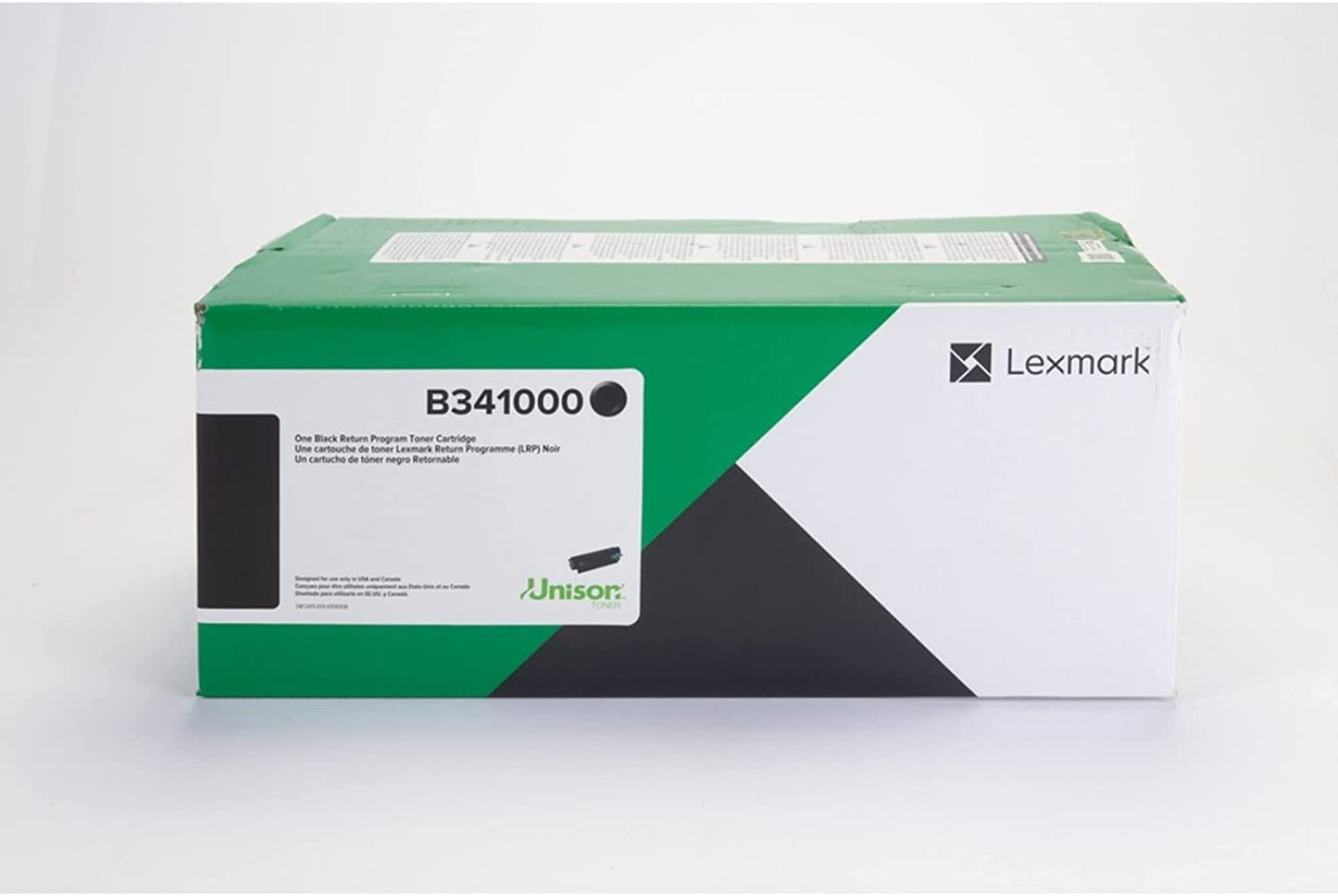 Lexmark, LEXB341000, Return Program Toner Cartridge, 1 Each