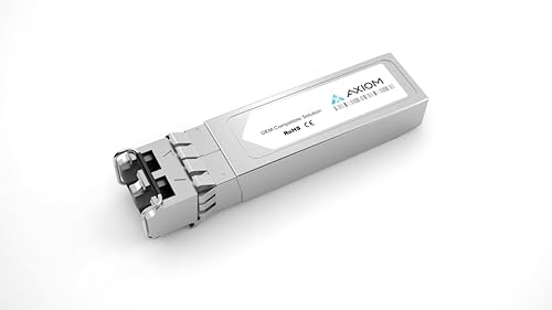 Axiom 10GBASE-SR SFP+ Transceiver - For Optical Network, Data Networking - 1 x 10GBase-SR Network - Optical Fiber10 Gigabit Ethernet - 10GBase-SR