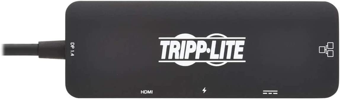 Tripp Lite USB C Multiport Adapter 4K60Hz HDMI USB-A Gbe 100W PD Charging (U444-06N-H4GUC2)