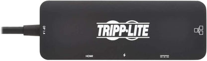 Tripp Lite USB C Multiport Adapter 4K60Hz HDMI USB-A Gbe 100W PD Charging (U444-06N-H4GUC2)