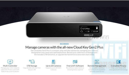 Ubiquiti networks Ubiquiti UniFi Cloud Key Gen2 Plus (UCK-G2-PLUS), Single