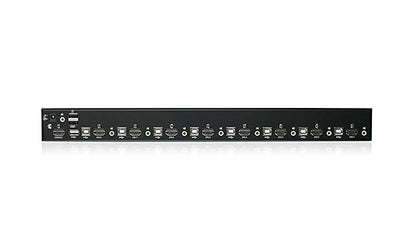 IOGEAR 8-Port USB HDMI KVM Switch – OSD – Cascade – w/Full USB KVM Cable Set (TAA) GCS1808HKITU