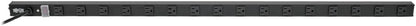 Tripp Lite 16 Outlet Power Strip, 120V, 15A, NEMA 5-15R, 5-15P Plug with 15' Cord, Vertical, Metal, Black, 48" (PS4816B) 16 Outlet (Black) Power Strip