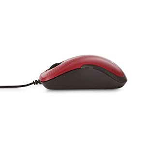 Verbatim Silent Corded Optical Mouse – Red