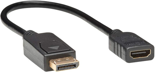 TRIPP LITE DisplayPort to HDMI Video Adapter, 1080p 60Hz DP to HDMI Video Converter, Passive Display Adapter (M/F), HDCP, 1 ft. (P136-001)