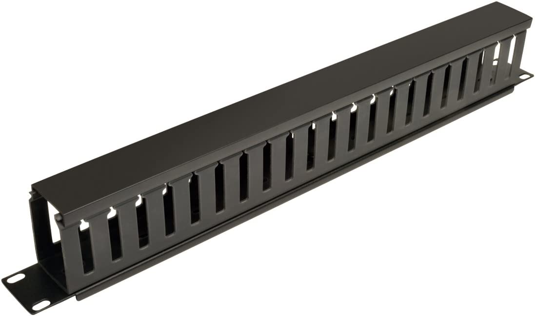 Tripp Lite Rack Enclosure Cabinet 6 Feet VRT Cable Manager Dbl Finger Duct, 5 Year Warranty (SRCABLEDUCTVRT),Black Finger Duct Black Vertical