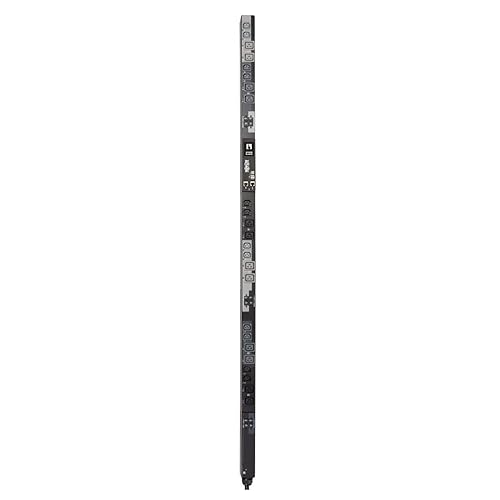 Tripp Lite PDU3XEVSR6G60A 24-Outlets PDU - Switched - IEC 60309 60A Red 3P+N+E - 12 X IEC 60320 C13, 12 X IEC 60320 C19-415 V AC - Network (RJ-45) - 0U - Vertical - Rack Mount - Rack-Mountable - TAA
