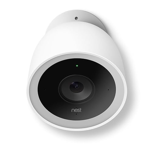 Nest NC4100CA Cam IQ Outdoor Security Mighty Smart Surveillance Camera, White