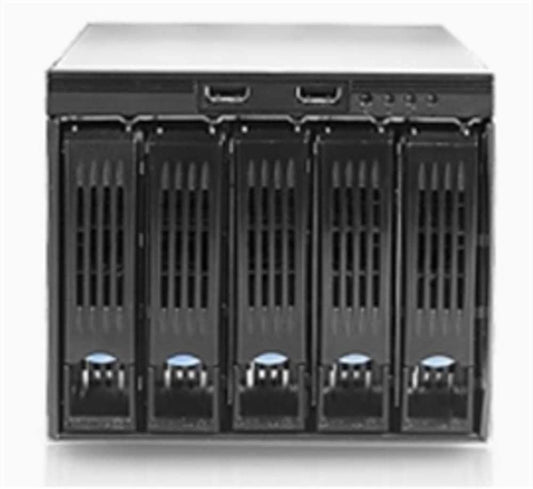 Chenbro micom Chenbro Accessory SK33502T3 5-Bay 3.5 Inch HDD Enclosure with 12GB/s SAS and SATA Backplane Brown Box
