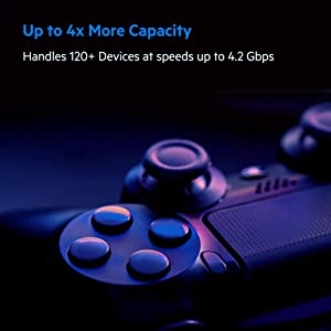 Linksys Velop WiFi 6 Router Home WiFi Mesh System, Tri-Band, 8,100 Sq. ft Coverage, 120+ Devices, Speeds up to (AX4200) 4.2Gbps - MX12600-CA… 8100 ft | 100+ Devices | 4.2Gbps WIFI 6