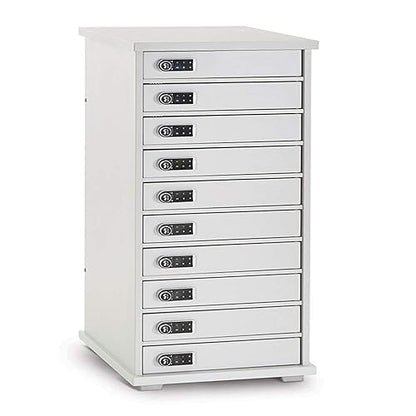 Lapcabby Lyte 10Md 10 Device Locker with 10 Individual Doors and Code Locks