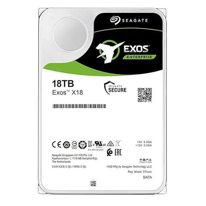 Seagate Exos X18 ST18000NM005J 18 TB Hard Drive - Internal - SAS (12Gb/s SAS) - 7200rpm - 5 Year Warranty