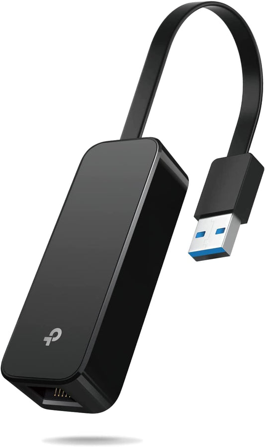 TP-Link USB to Ethernet Adapter (UE306), Foldable USB 3.0 to Gigabit Ethernet LAN Network Adapter, Supports Nintendo Switch, Windows, Linux, Apple MacBook OS 10.11-10.15, Surface USB 3.0(Switch Compatible)