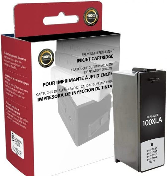 Imaging Supplies Plus Remanufactured High Yield Black Ink Cartridge for Lexmark #100XL