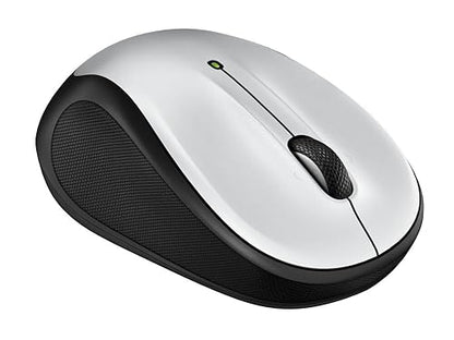 Logitech M325S Wireless Mouse, 2.4 GHz with USB Receiver, 1000 DPI Optical Tracking, 18-Month Life Battery, PC/Mac/Laptop/Chromebook - Pale Grey 2025 Pale Grey