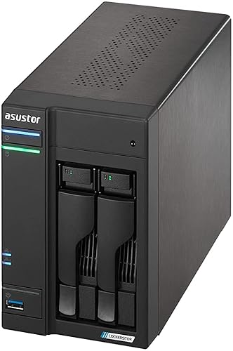 ASUSTOR Lockerstor 2 AS6702T SAN/NAS Storage System - Intel Celeron N5105 Quad-core (4 Core) 2 GHz - 2 x HDD Supported - 0 x HDD Installed - 2 x SSD Supported - 0 x SSD Installed - 4 GB RAM DDR4 SDRAM - Serial ATA/600 Controller