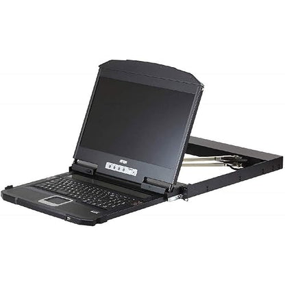ATEN 18.5" Ultra Short Depth Dual Rail WideScreen LCD Console (1 RU)