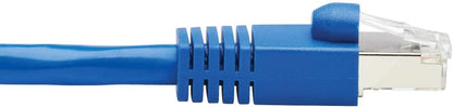 Tripp Lite Cat6a 10G Ethernet Cable, PoE, CMR-LP, Snagless F/UTP Network Patch Cable (RJ45 M/M), Blue, 30 ft. (N261P-030-BL)
