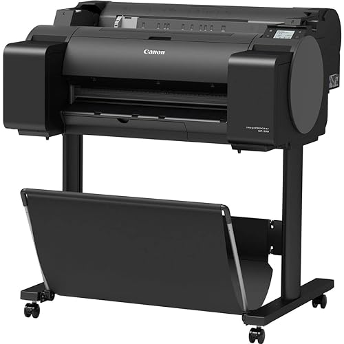 Canon imagePROGRAF GP-200 24-Inch Large Format Printer with 5-Color Pigment Based Ink Plus Fluorescent Pink Ink and Built-In Hard Drive