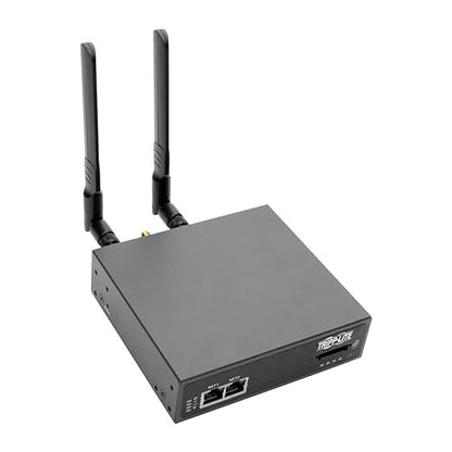 Tripp Lite 4-Port Console Server w/ 4G LTE Cellular Gateway, Dual Gbe NIC 4Gb Flash & Dual SIM (B093-004-2E4U-V), Black 4-Port with Cellular