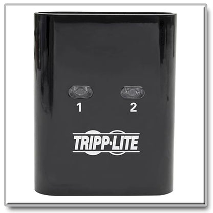 Tripp Lite 2 Port USB Switch, USB 3.0 Peripheral Switch, SuperSpeed 5 Gbps, Black, 3 Year Warranty (U359-002)