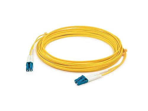 AddOn 3m LC to LC Yellow OS2 Duplex OFNR (Riser-Rated) SMF Fiber Patch Cable