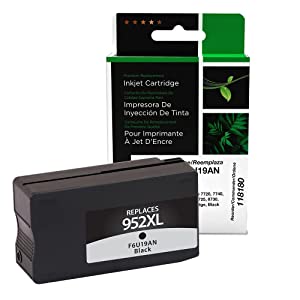 Clover imaging group Clover Remanufactured High Yield Black Ink Cartridge for HP F6U19AN HP 952XL