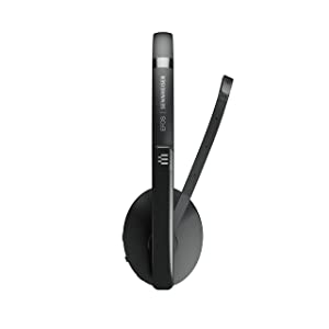 EPOS | Sennheiser Adapt 260 (1000882) Dual Sided Headset, Wireless, Dual-Connectivity Bluetooth, USB-A Dongle Included, UC Optimized and Microsoft Teams Certified, Black Dual Sided USB-A