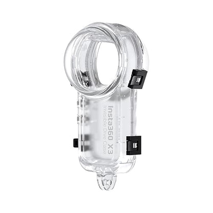 Insta360 X3 Black Underwater Camera Case, Polycarbonate (PC) & Acrylonitrile Butadiene Styrene (ABS), Waterproof to 50m, 131g, 3.3" x 3.3" x 6.1", Underwater Camera Mount