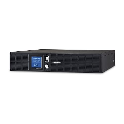 CyberPower OR2200LCDRTXL2U Smart App LCD UPS System, 2100VA/1650W, 8 Outlets, AVR, 2U Rack/Tower 2200VA XL