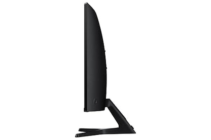 Samsung 32-inch FHD Black Curved Screen Monitor with 100 Hz Refresh Rate, Game Mode, Eye Saver Mode, Multiple connectivity - (LS32D390GANXZA)
