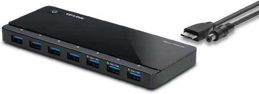 [2nd Gen] TP-Link 7-Port USB 3.0 Ultra Slim Hub Including 3 BC 1.2 Charging Ports up to 5V / 1.5A. Compatible with Windows, Mac, Chrome &amp; Linux OS, with Power On/Off Button (UH700)