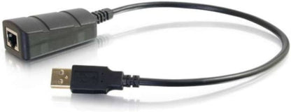 C2g/ cables to go C2G USB Extender, 1 Port USB 2.0 over Cat5/6, up to 150 Feet (45.72 Meters), Black, Cables to Go 54284 USB 1 Port Extender