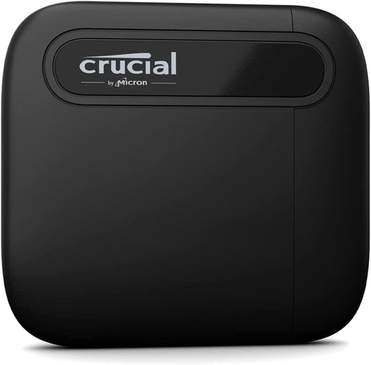 Crucial X6 4TB Portable SSD – Up to 800MB/s – USB 3.2 – External Solid State Drive, USB-C - CT4000X6SSD9 4TB X6 USB-C Portable SSD
