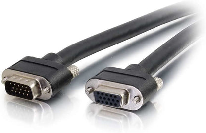 C2g/ cables to go C2G 50239 Select VGA Video Extension Cable VGA Male to VGA Female, In-Wall CMG-Rated, Black (15 Feet, 4.57 Meters)
