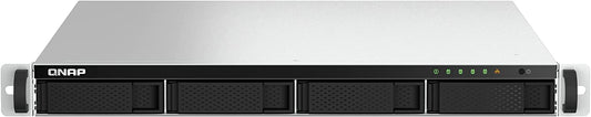 QNAP TS-464U-4G-US 4 Bay High-Speed Rackmount Rackmount Dual-2.5GbE NAS Intel® Celeron® N5105/N5095 CPU, 4GB DDR4 Memory and 2.5GbE (2.5G/1G/100M) Network Connectivity (Diskless)