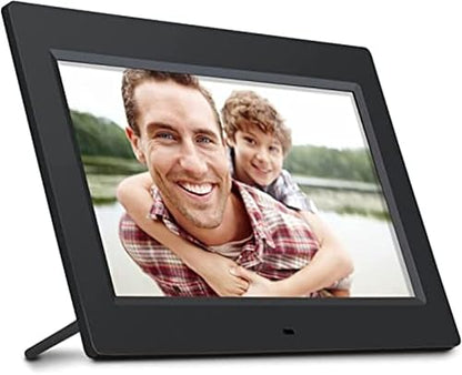 Aluratek 10" LCD Digital Photo Frame w/4GB Built-in Mem & USB SD/SDHC Support (ADMPF310F) Black 10 Inch