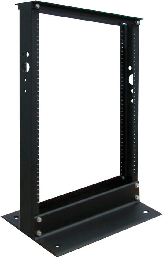 Tripp Lite 13U 2-Post Open Frame Rack, Network Equipment Rack, 800 lb. Capacity (SR2POST13),Black