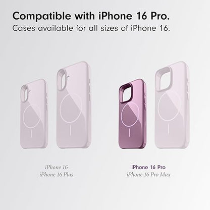 Beats iPhone 16 Pro Case with MagSafe, Scratch-Resistant Protective Cover, Slim Fit, Microfiber Lining - Sunset Purple Sunset Purple iPhone 16 Pro Case