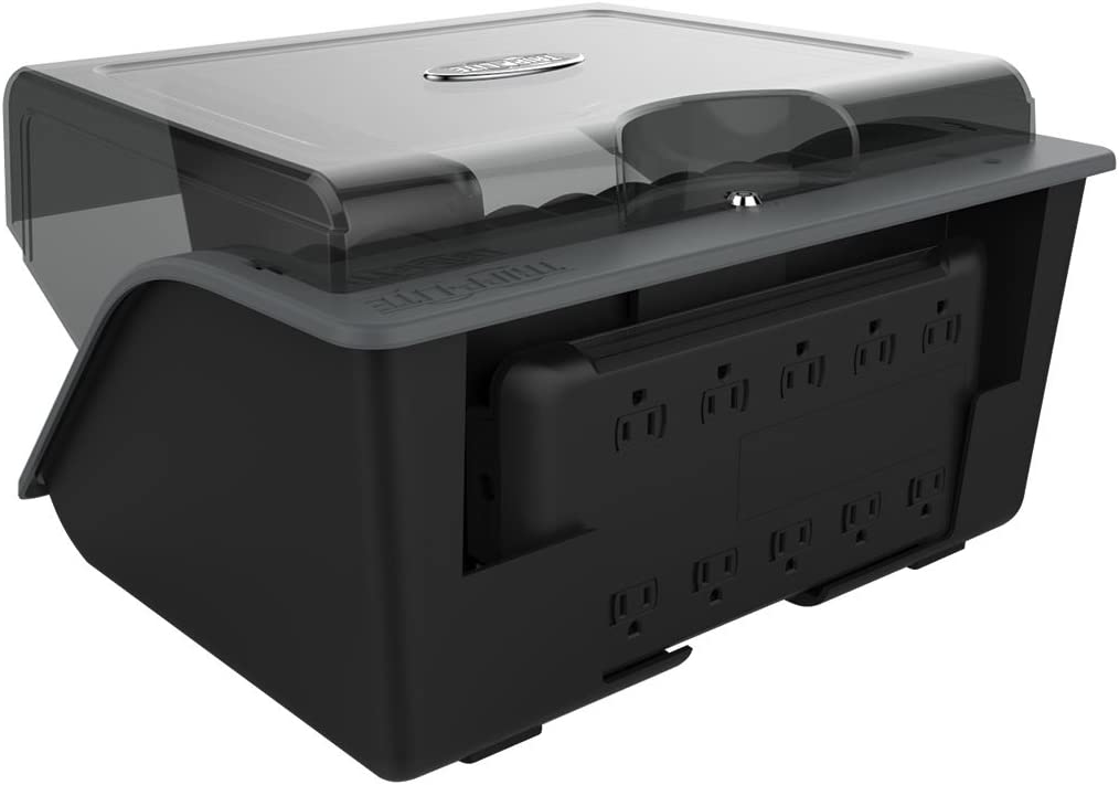 Tripp Lite (CSD1006AC) 10-Device Desktop AC Charging Station with Surge Protector for Tablets, Laptops and E-Readers Desktop 10 (AC)