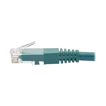 Tripp Lite 10ft Cat6 Gigabit Molded Patch Cable RJ45 M/M 550MHz 24AWG Green (N200-010-GN) 10 ft. Green