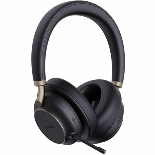 Yealink BH76 Plus UC Black USB-C - Stereo - Wireless - Bluetooth - 150 ft - 20 Hz to 20 kHz - Over-the-head, On-ear, Over-the-ear - Binaural - Supra-aural - MEMS Technology, Directional Microphone - Black