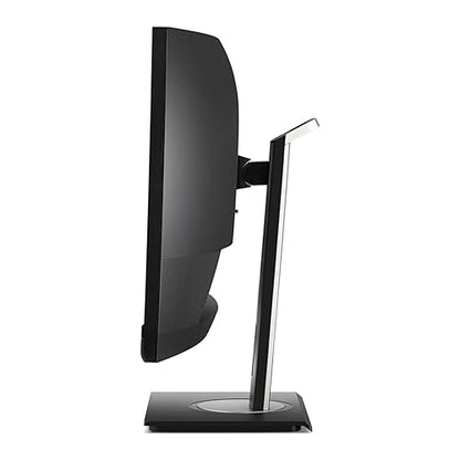 ViewSonic VG3456CA 34 Inch 21:9 Ultrawide QHD 4K Curved Monitor with Ergonomic Design, 100W USB C, Docking Built-in, Gigabit Ethernet RJ45 for Home and Office